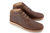 View Item New Ikon Classic 3 Hole Desert Boot Brown Leather 
